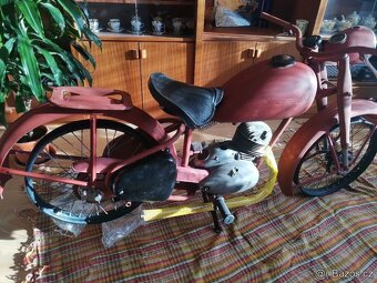 ČZ 150 C,pevný rám z roku 1950 - 17