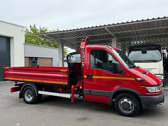 IVECO DAILY TŘÍSTRANNÝ SKLÁPĚČ + HYDRAULICKÁ RUKA do 3,5 - 17