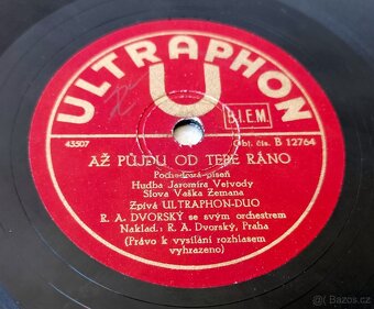 R. A. Dvorský a jeho orchestr, 4 staré šelakové gramodesky - 17