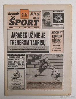 Staré noviny Denník Šport 2 - 17