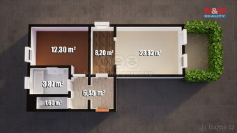 Prodej bytu 2+kk, 56 m² v přízemí, Turnov, ul. Křišťálová - 17