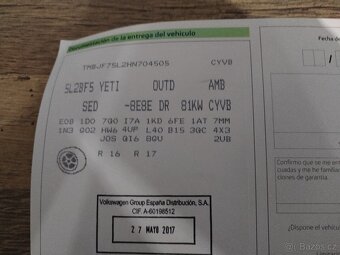 Škoda Yeti Outdoor Ambition 1.2Tsi 81kw r.v.2017 - 17