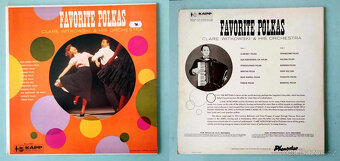 LP desky česká dechovka 14ks + USA dechovka 6ks - 17