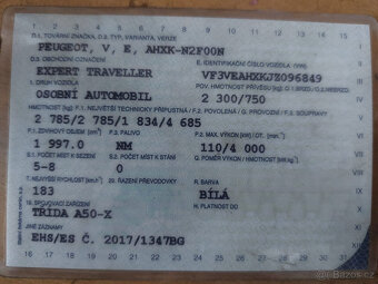 PEUGEOT EXPERT TRAVELLER 2.0HDI,110KW,8-MIST,ČR. - 17