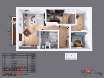 Prodej, byty/4+kk, 88 m2, 33023 Vochov, Plzeň-sever [ID 7401 - 17