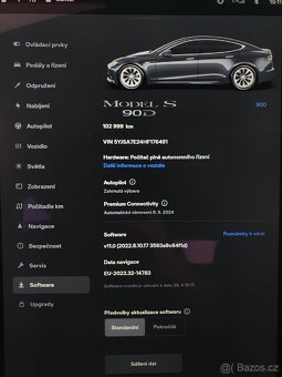 Tesla model S 90D, Nízký nájezd, DPH - 17