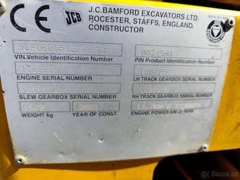 Minibágr JCB 8015, váha 1620kg, 2 lopaty. - 17