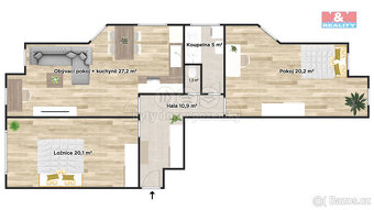 Prodej bytu 3+kk, 85 m², Úvaly, ul. U Hostína - 17