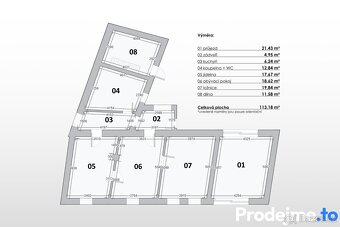 Prodej rodinného domu, 92 m2 - Nové Syrovice, ev.č. 100006 - 17