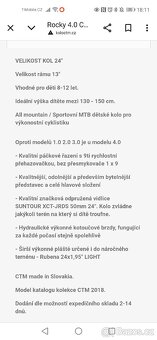 Dětské kolo CTM 24 rám 13" - 17