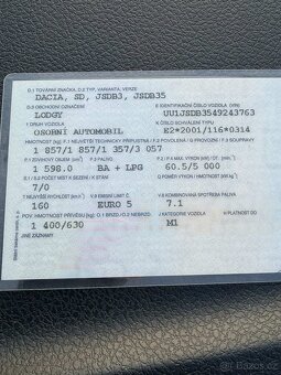 🚗 Dacia Lodgy 1.6 LPG – 7 míst – STK 3/2027 - 17