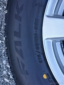Pěkná zimní orig alu kola Mitsubishi ASX 215/65/16 vzorek 8m - 17