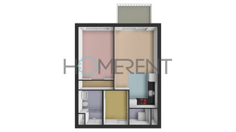 Pronájem bytu 2+kk, 44 m² - Praha - Hostivař - 17