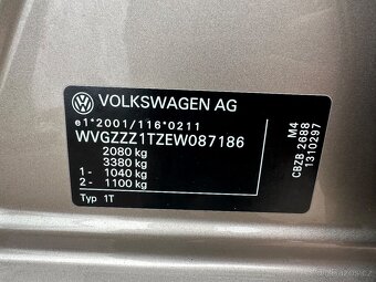 Volkswagen touran 1.2tsi benzín edice CUP model 2015 - 17