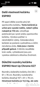 Kočárek Espiro Next Up v záruce - 17