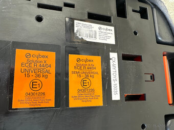 Autosedačka Cybex Solution X-fix 15-36kg - TOP - 17