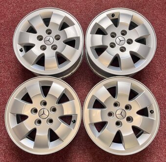 5x108 R15 Mercedes Citan ORIGINÁL Alu disky - ET 44 - 17
