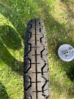 ORIGINÁL NEPOUŽITÉ ZADNÍ KOLO NA MOTOCYKL JAWA ČZ PANELKA - 17