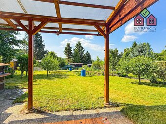 Chata o ploše 16 m2, udržovaná zahrada o rozloze 405 m2, OV, - 17