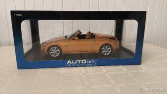 Model Nissan 350 Z Roadster Sunset Orange, Autoart 1:18 - 17