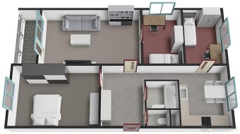 Prodej bytu 4+1, 83 m2, ulice Na Chuchli, Klatovy - 17