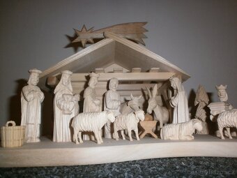 betlém z lipového a smrkového dřeva 14a4 - 17