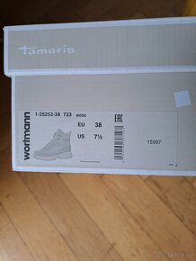 Dámské kotníkové turistické boty Tamaris, vel. 38 - 17