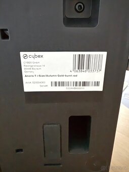 CYBEX Anoris T i-Size - Autumn Gold/Burnt red - jako nová - 17