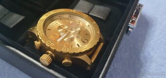 Nixon Zlaté hodinky aj strieborne veľká nad 5cm priemer - 17