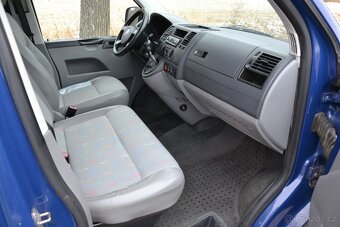 VW Transporter T5 LONG 2.5 TDi, Klima, 6 míst, ČR,2křídlé dv - 17
