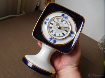 PORCELÁNOVÉ STOLNÍ HODINY - DUX - DESIGNED BY J. MAREK - BRU - 17