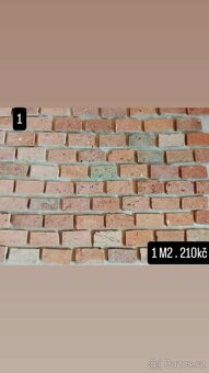 Cihlové obklady pásky z historických cihly - 17