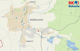 Prodej pozemku pro výstavbu rodinného domu v obci Rožďalovic - 17