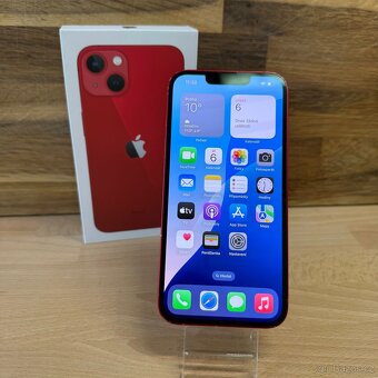 iPhone 13 128GB, červený, 100% baterie (rok záruka) - 17