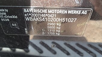 BMW X5 F15 3.0D.R.V.2014,7 MÍST, ČR,PO SERVISETOP - 17