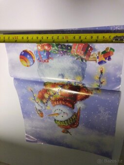 Vánoční ozdoby, dekorace barevné stuhy 10m a rozety Nové - 17