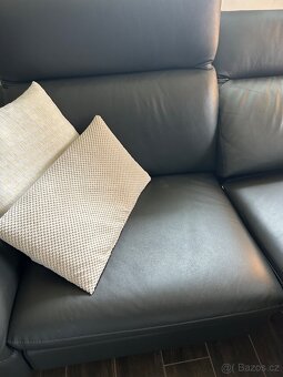 Kožená sedačka-polohovací - 17