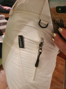 Damske lyzarske bile kalhoty na lyze Crivit insulate L/40 - 17