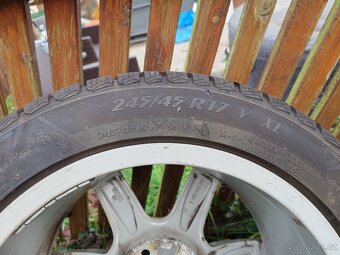 Originál AUDI ALU kola R17 + zánovní zimní pneu 245/45 - 17