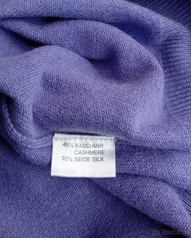 Loden-Frey luxusní svetr vel. L/XL kašmír hedvábí nový - 17