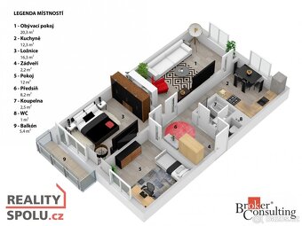 Prodej, byty/3+1, 75 m2, Jasanová 2089/20, 67801 Blansko, Bl - 17