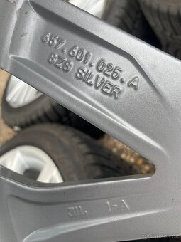 Zimní sada ALU kol originál Škoda 5x100 R18 pneu 205/45/18 - 17