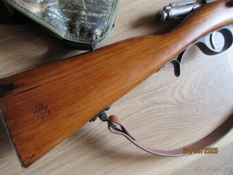 Puška Kropáček, Kropatschek , 8x60R ,  PRAVY DĚLOSTĚLEC, tor - 17