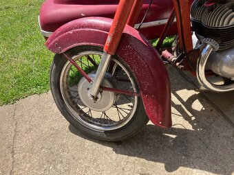 Jawa 350 / 354 kývačka 1956 + sidecar Velorex 560, s TP - 17