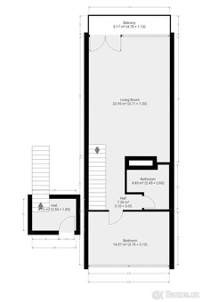 Pronájem bytu 2+kk, Skloněná, Vysočany, 22 900 Kč/měs, 64 m2 - 17