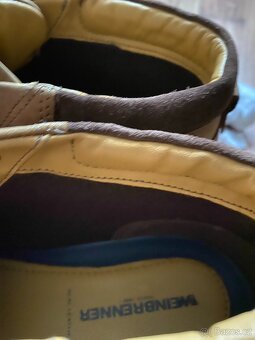 Nové pánské kožené podzimní/zimní boty Weinbrenner - č. 42 - 17