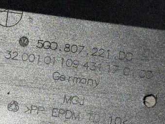 VW GOLF 7 FACELIFT 16-20 nárazník ALLTRACK OST + 4xPDC - 17