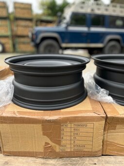 5 x Disky LR Defender Discovery Black Matt Wolf - 17