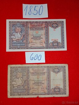 Terezín, Bony z Tuzexu a Slovenské bankovky atd. - 17