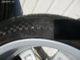 ALU kola 5X108 FORD 7,5X18 ET48 pneu 235/45/18 - 17
